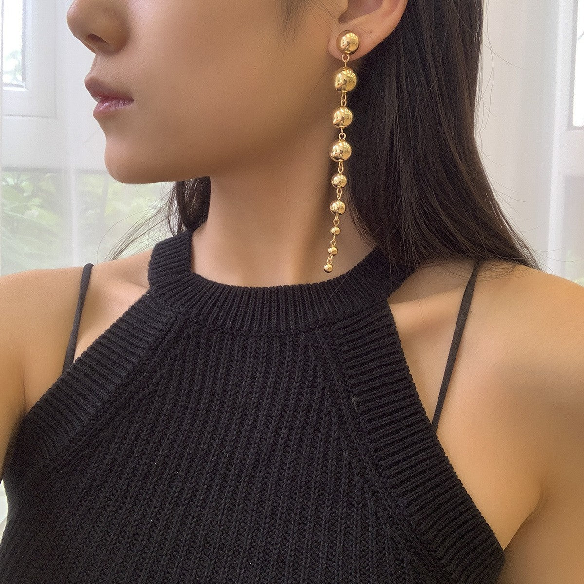 Hip-Hop Punk Metal Stud Earrings for Women