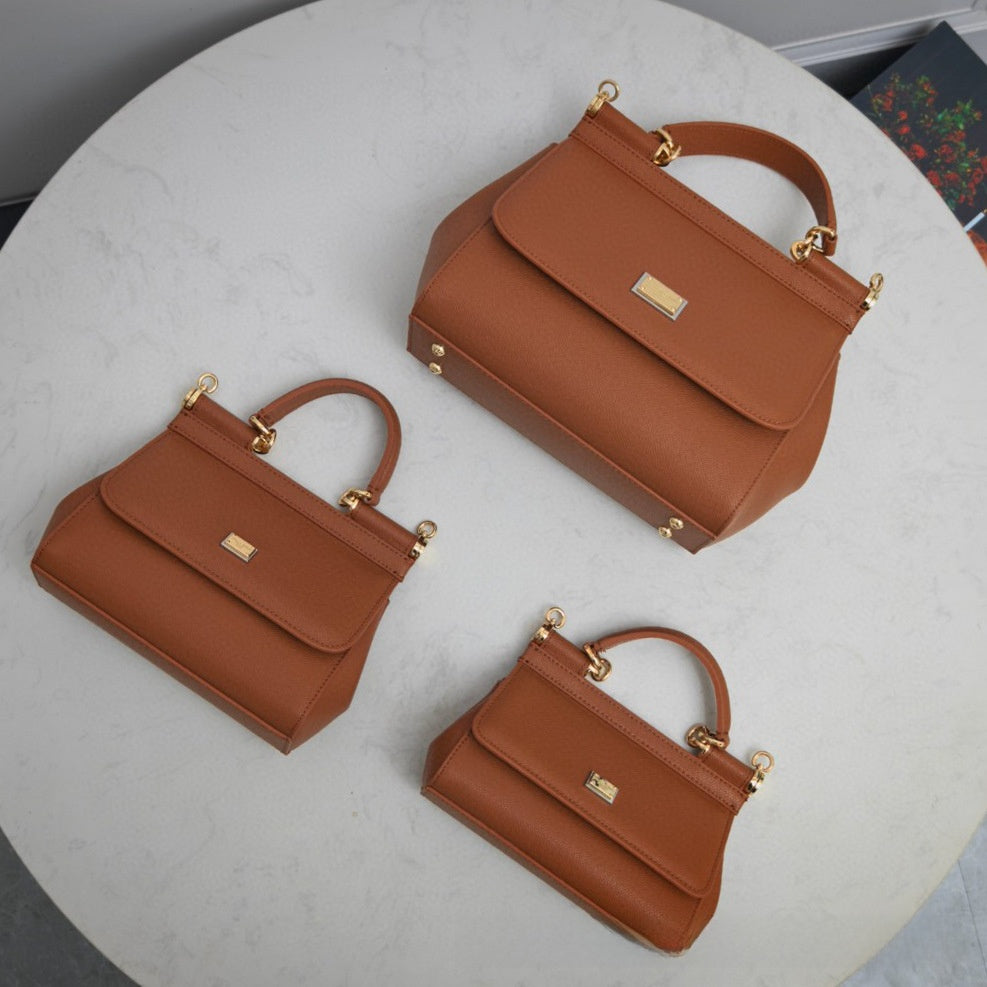 First-layer cowhide crossbody bag for women