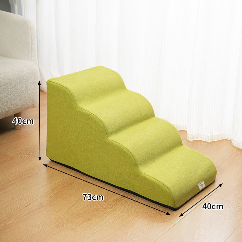 Detachable and washable small anti-slip climbing ladder for pets