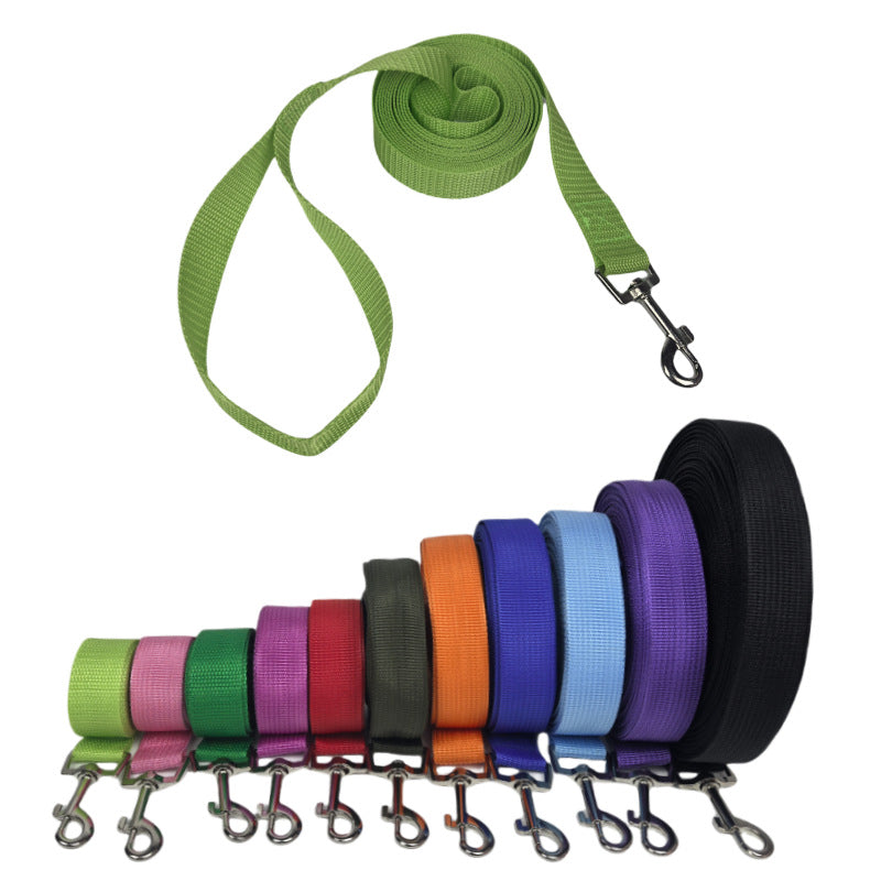 Nylon Dog Leash for Pets with Multiple Length and Color Options