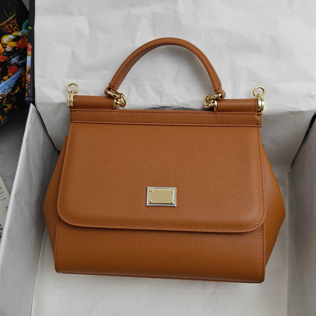 First-layer cowhide crossbody bag for women